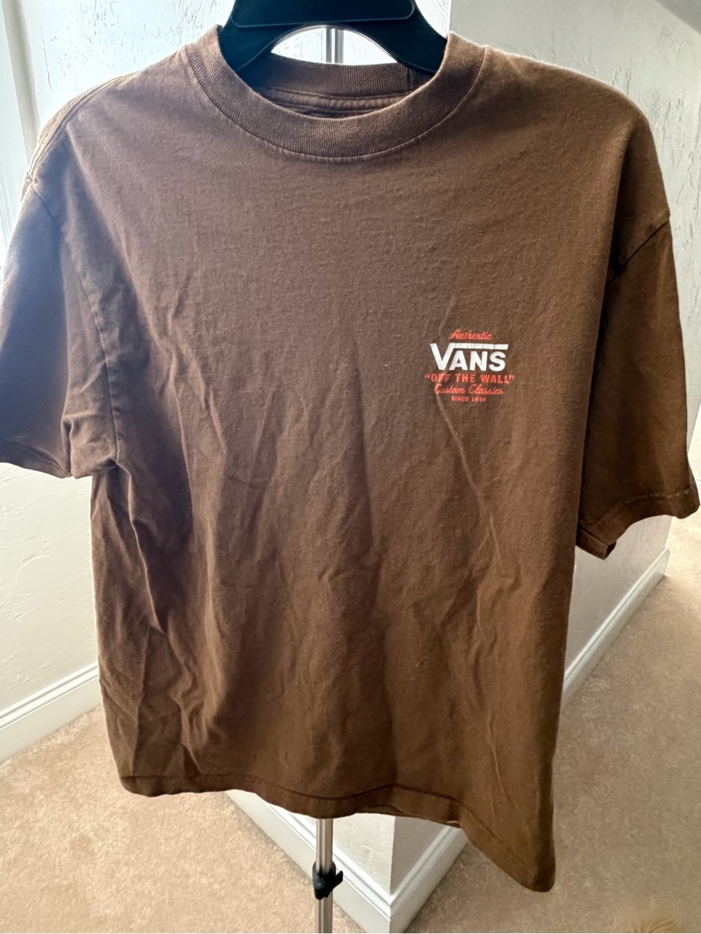 Vans Brown Short-Sleeve Logo Tee